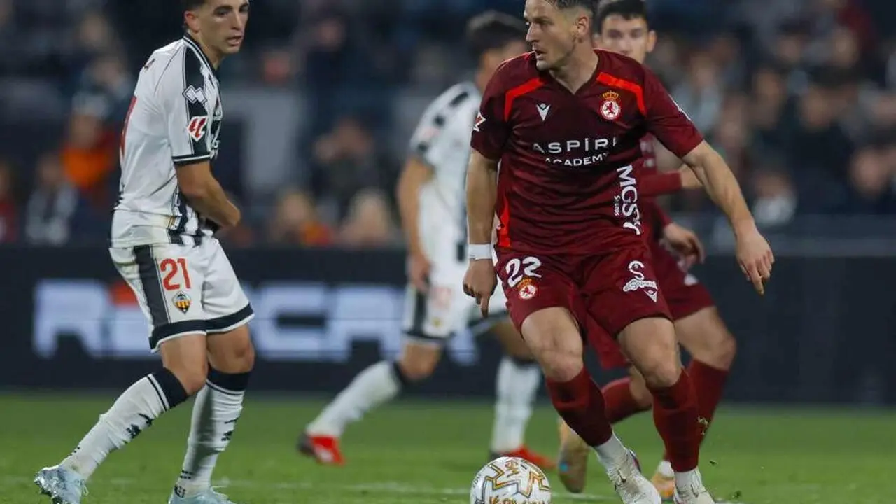 Radoja, en un lance del partido de este lunes.