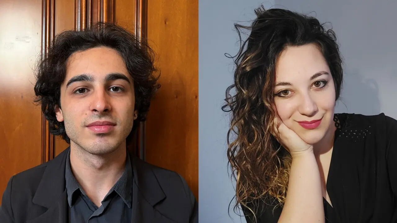 Los pianistas Bruno Mele y Bruno Mele y Giovanna Basile.