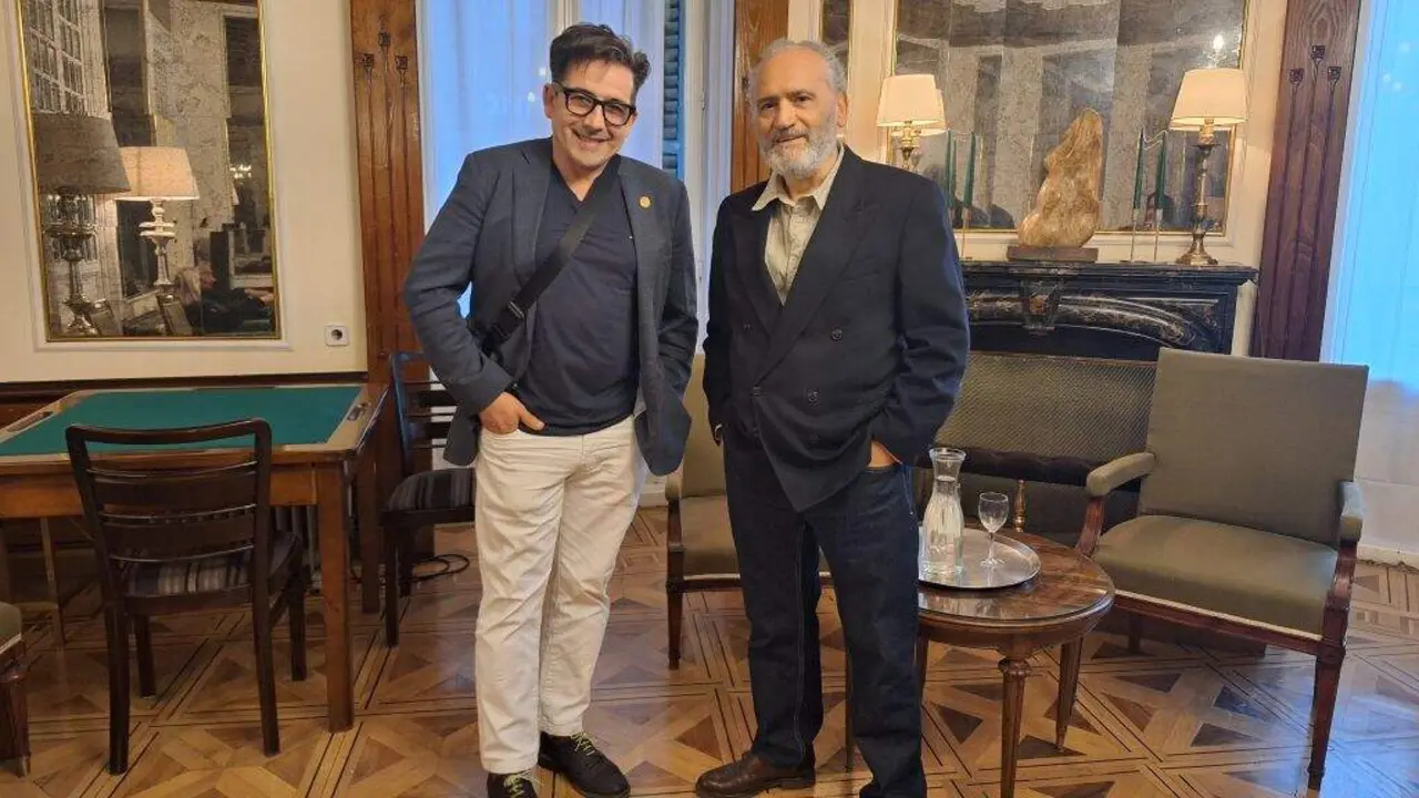 La Casa de Le&oacute;n conversa sobre tecnolog&iacute;a con el empresario Alfredo &Aacute;lvarez. Foto: Casa de Le&oacute;n en Madrid.