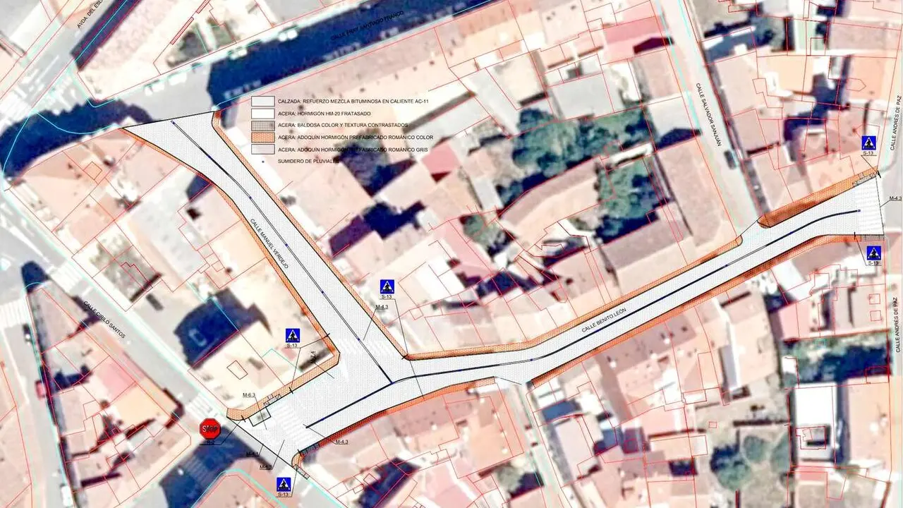 Imagen de una parte de los viales que ser&aacute;n mejorados con estas actuaciones.