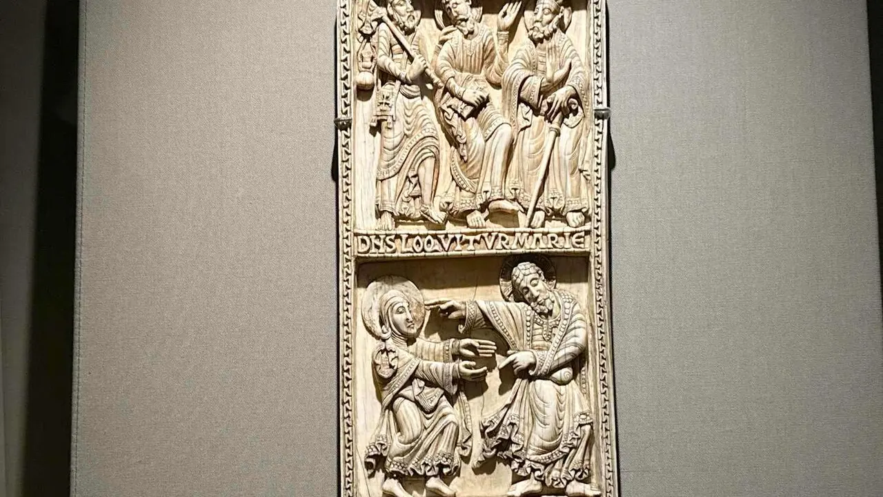 Imagen de la pieza llegada a Le&oacute;n desde el Metropolitan de Nueva York.