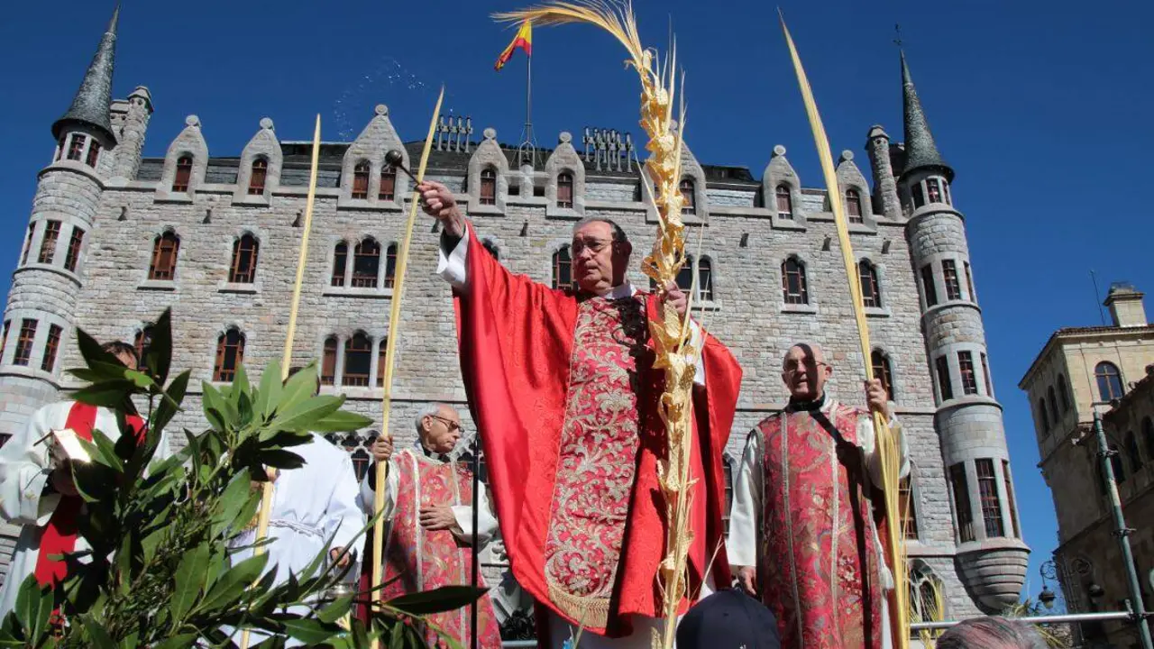 La Procesi&oacute;n de las Palmas inaugura la Semana Santa en una ma&ntilde;ana cargada de devoci&oacute;n. Fotos: Peio Garc&iacute;a