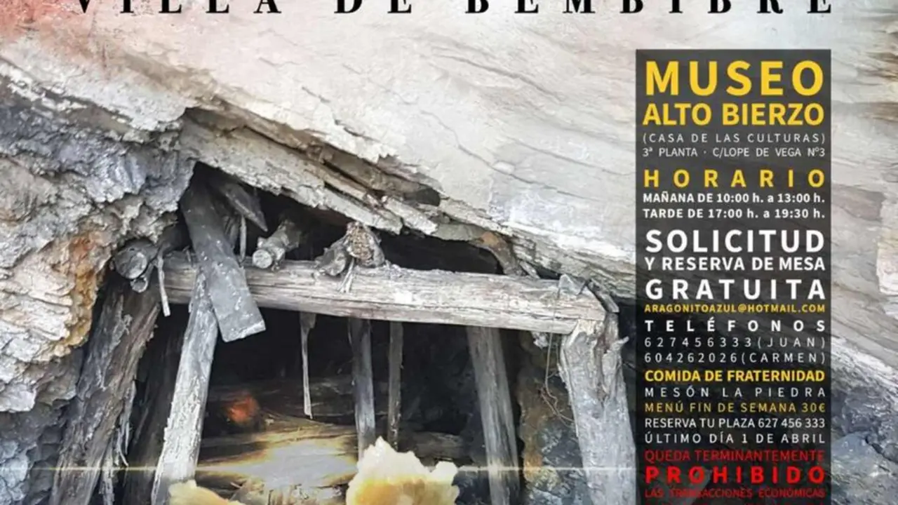 Cartel promocional de la actividad que se desarrolla en Bembibre.