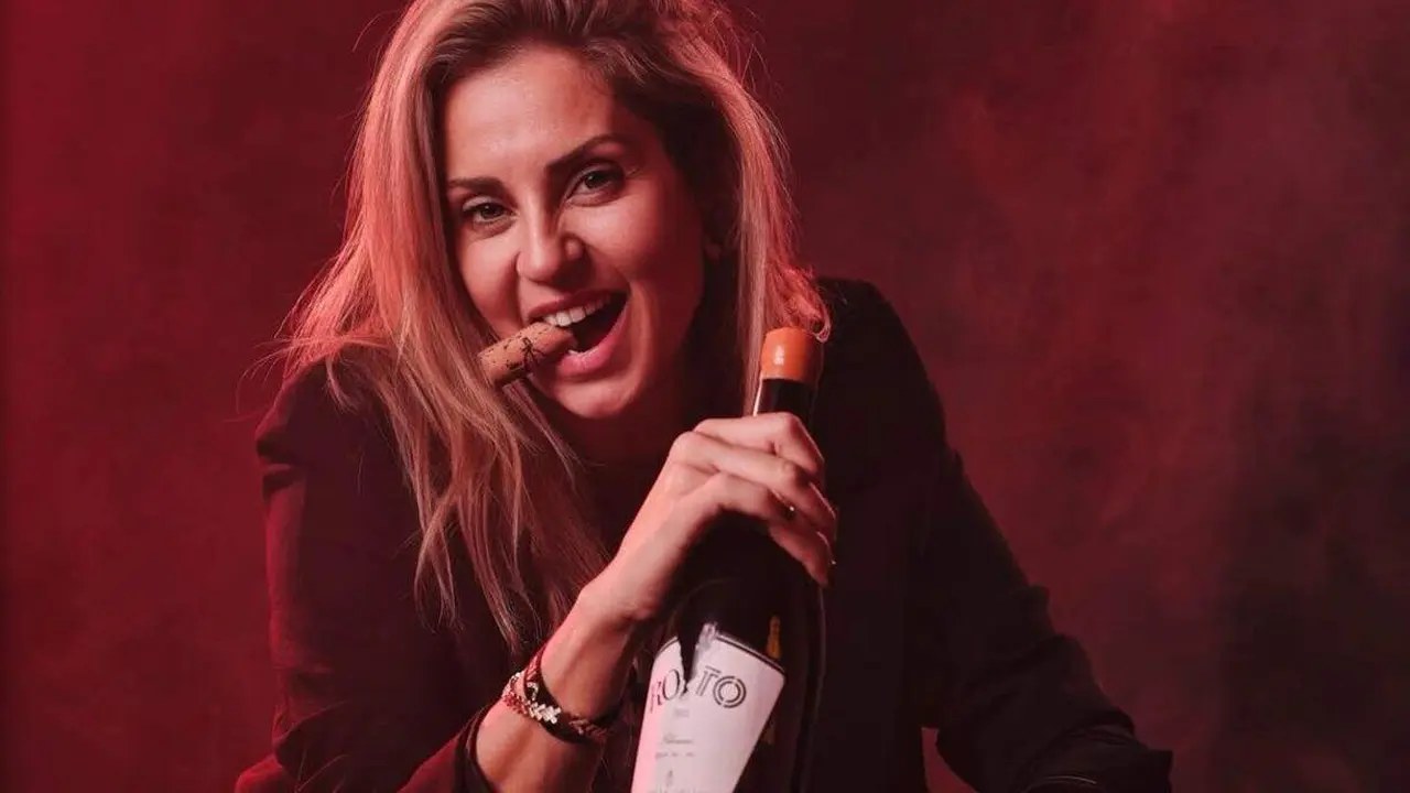 La en&oacute;loga gaditana afincada en El Bierzo, Ver&oacute;nica Ortega. Foto: @abelvaldenebro