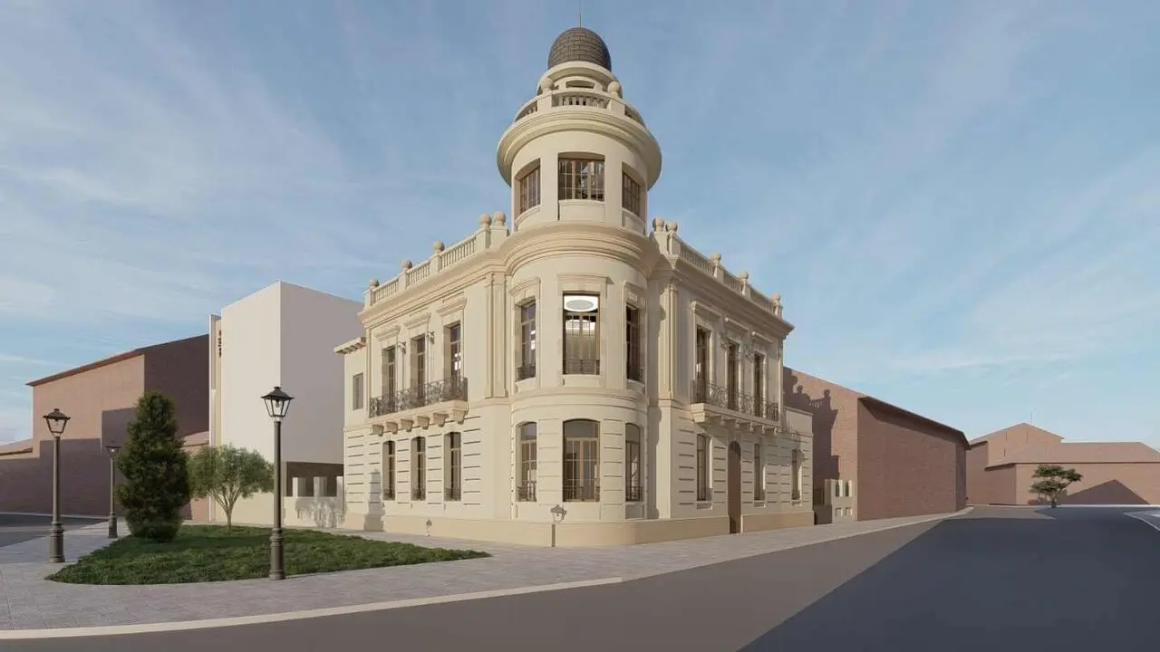 Imagen del proyecto del Palacete en una infograf&iacute;a previa.