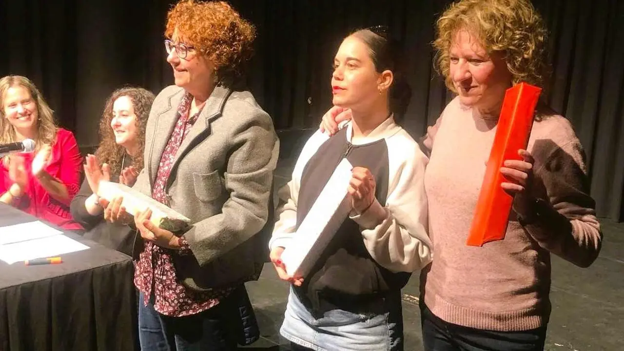 Un instante de la entrega de premios.