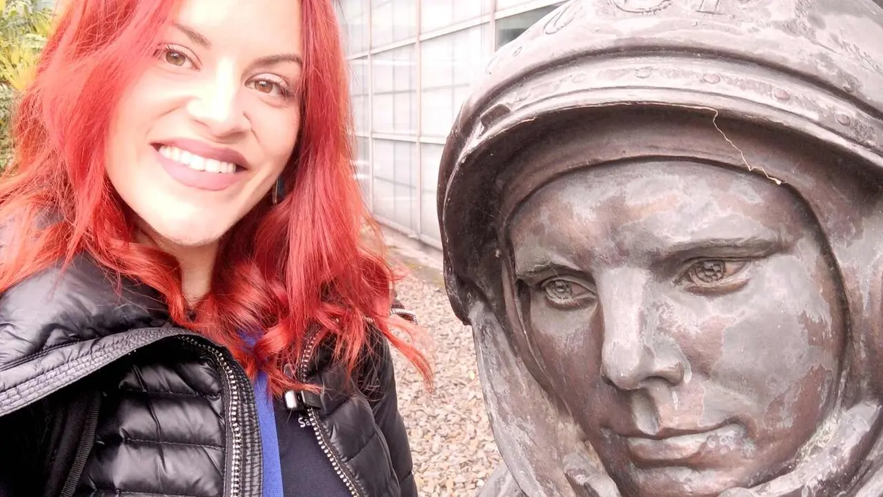 Sara Garc&iacute;a, a su llegada a Colonia, durante la &uacute;ltima fase de su preparaci&oacute;n previa.