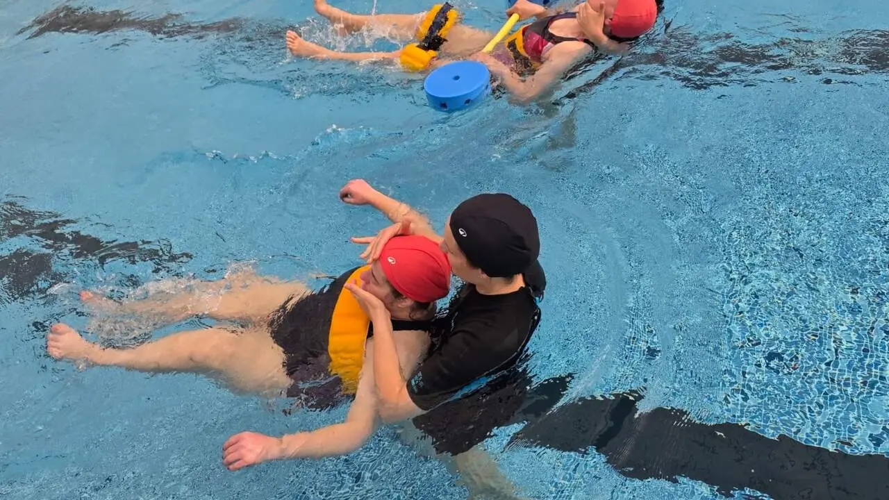 Campeonato de Nataci&oacute;n Adaptada. Foto: Ayto. San Andr&eacute;s.