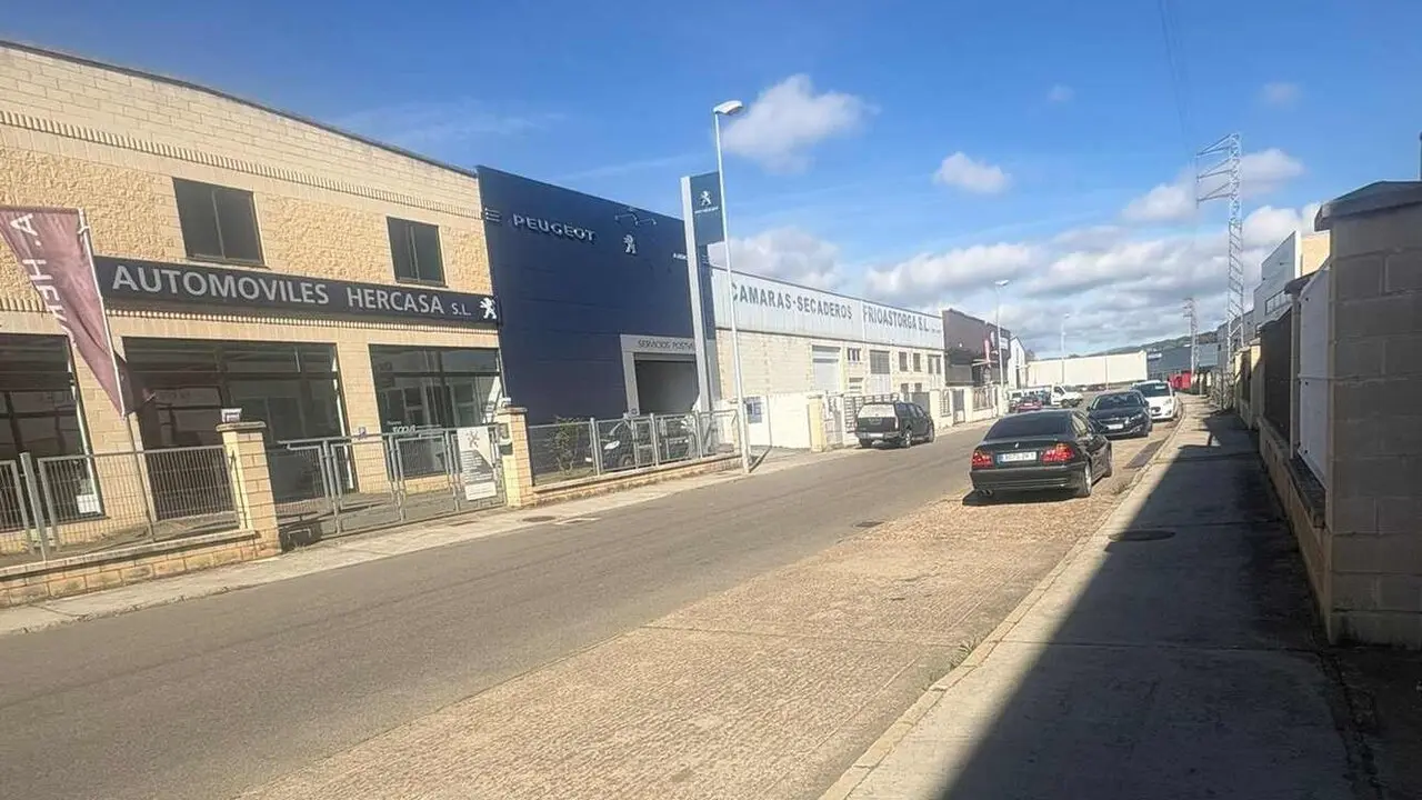 Imagen del pol&iacute;gono industrial de Astorga, en el que ahora se acometer&aacute;n obras de mejora.