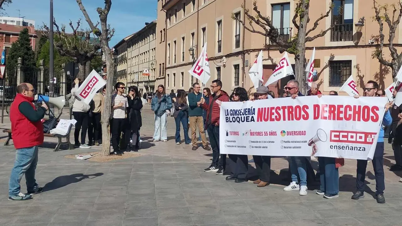 Imagen de una de las concentraciones realizadas a lo largo de la jornada.