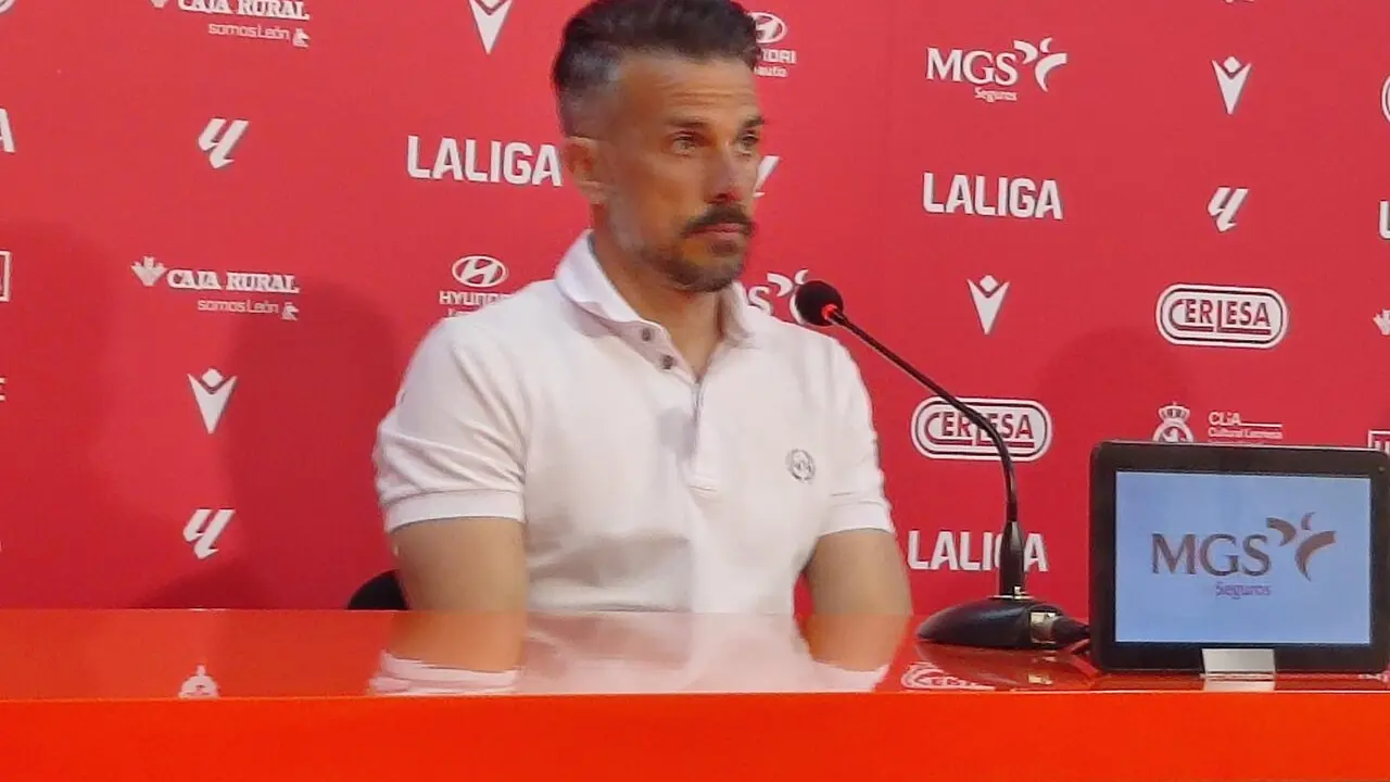 De la Barrera, este s&aacute;bado, en rueda de prensa.