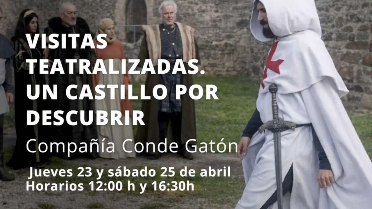 Imagen del cartel de las visitas teatralizadas.