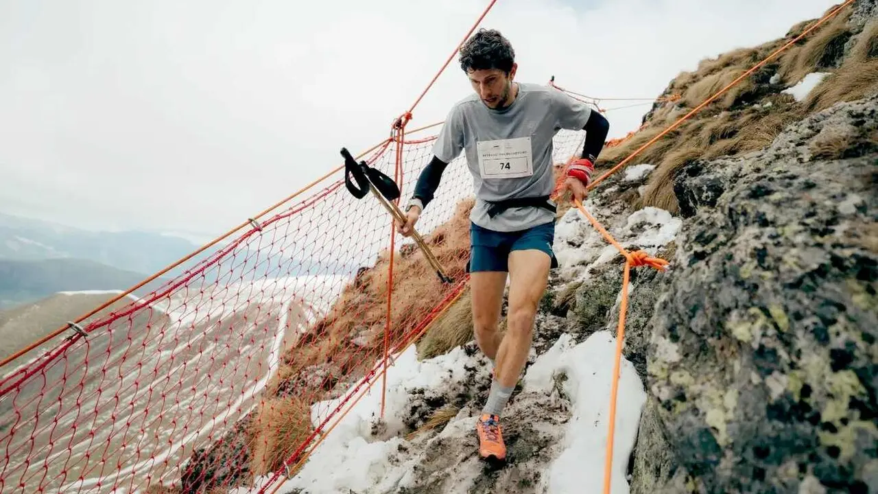 Manuel Merillas, durante una de sus competiciones.