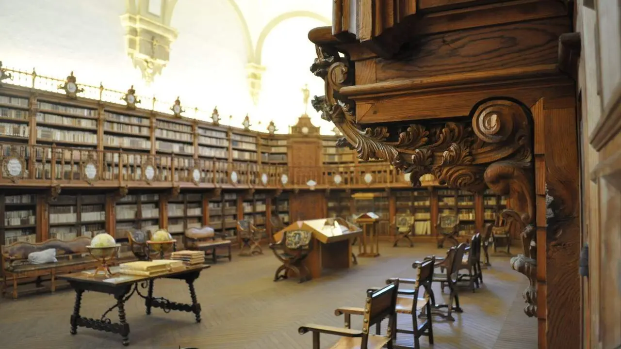 La Biblioteca General Hist&oacute;rica de Universidad de Salamanca, en una imagen de archivo. Foto: USAL.