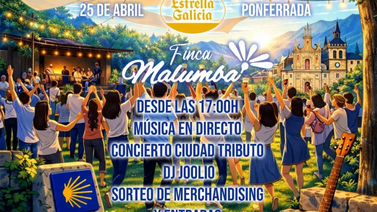 Cartel de la fiesta de presentaci&oacute;n del Malumba.