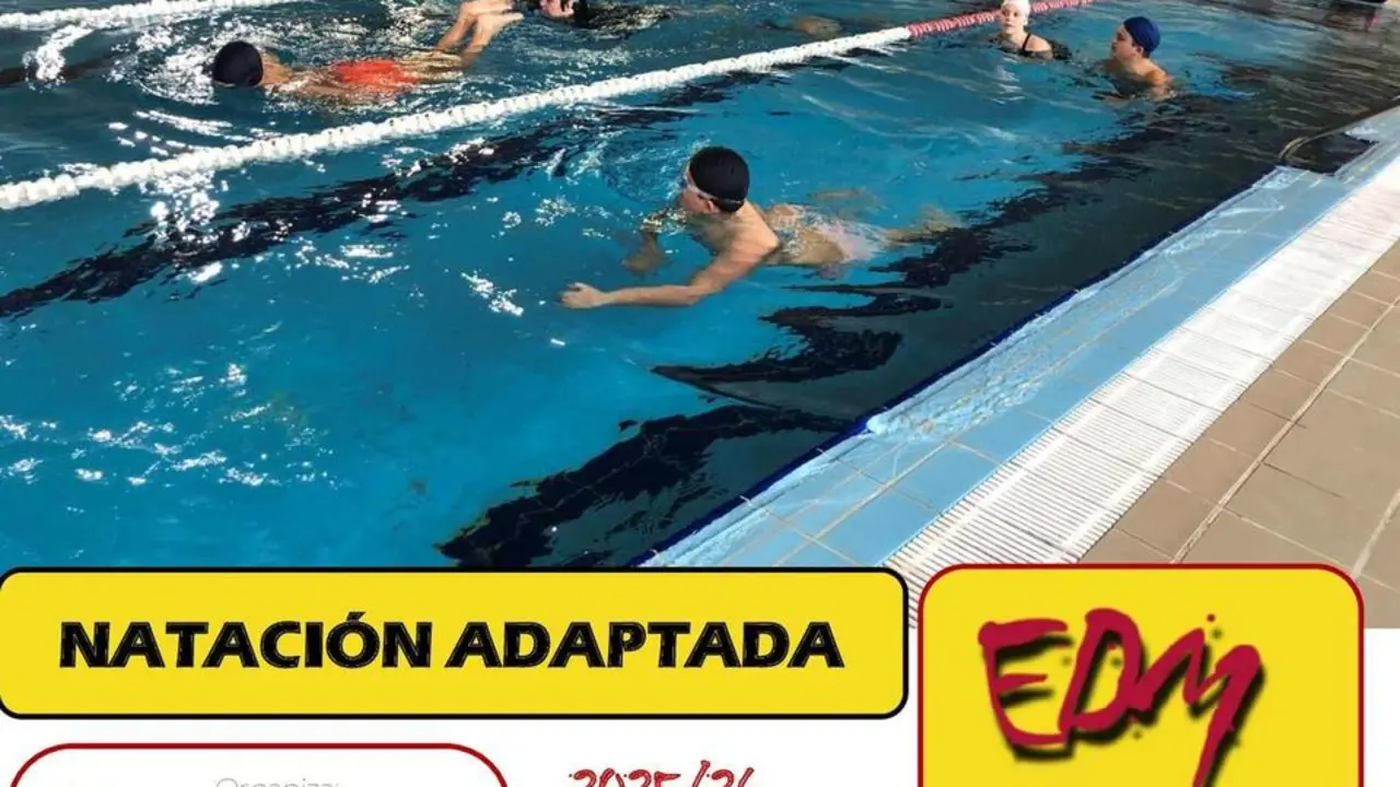 Competici&oacute;n de nataci&oacute;n adaptada.