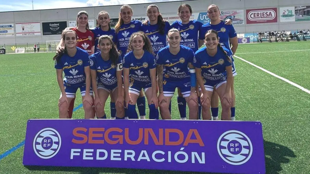 El once titular del Ol&iacute;mpico de Le&oacute;n en su choque contra el Eibar. Foto: Ol&iacute;mpico de Le&oacute;n.