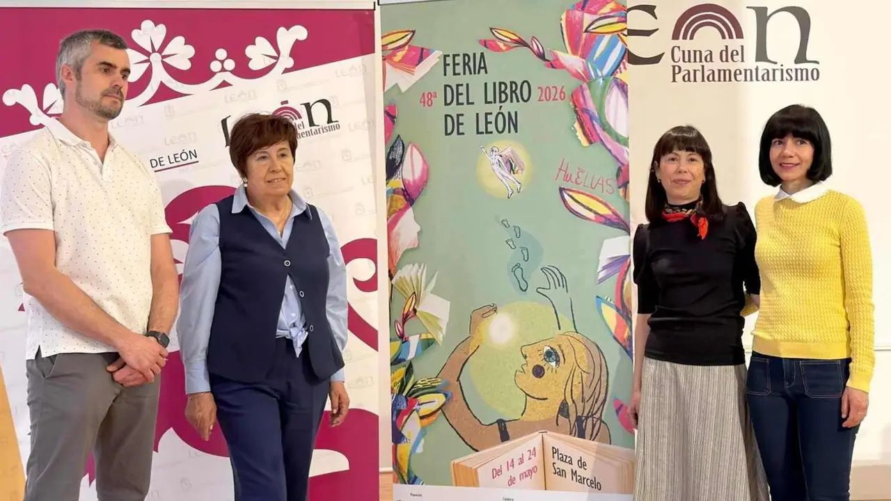 Un instante de la presentaci&oacute;n de la Feria del Libro de Le&oacute;n.