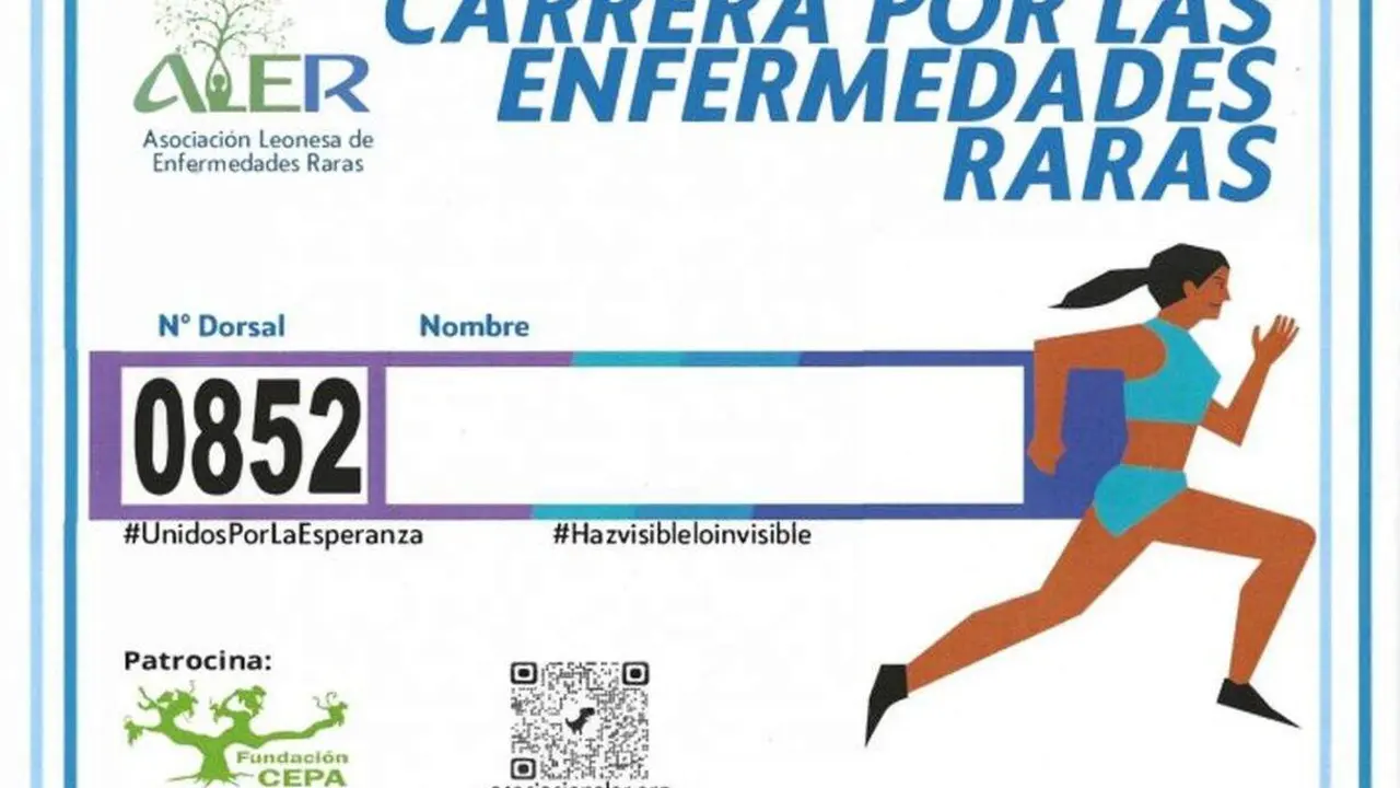 Dorsal carrera solidaria enfermedades raras