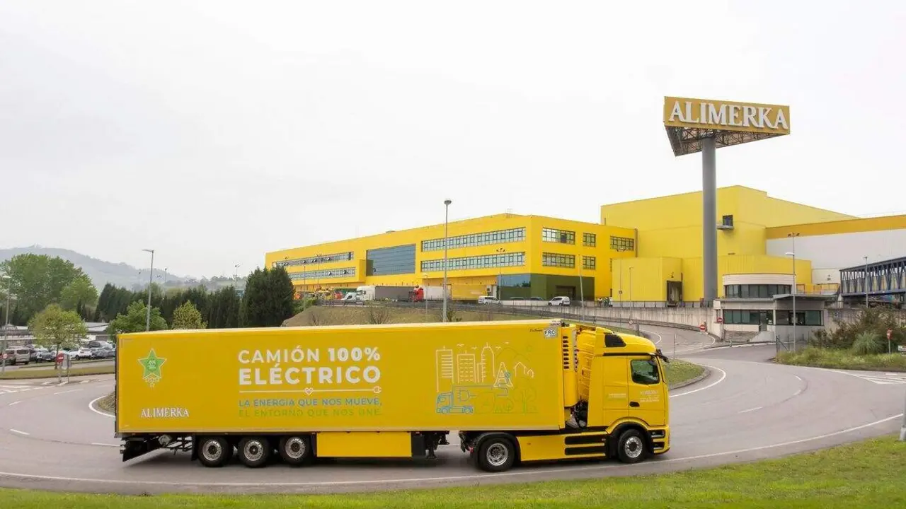El nuevo veh&iacute;culo 100% electrico de Alimerka