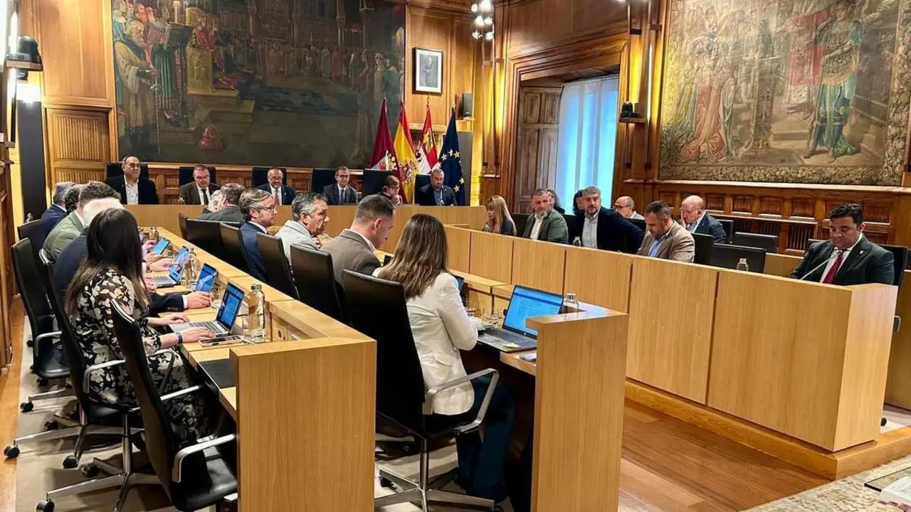 Un instante del pleno celebrado este mi&eacute;rcoles.