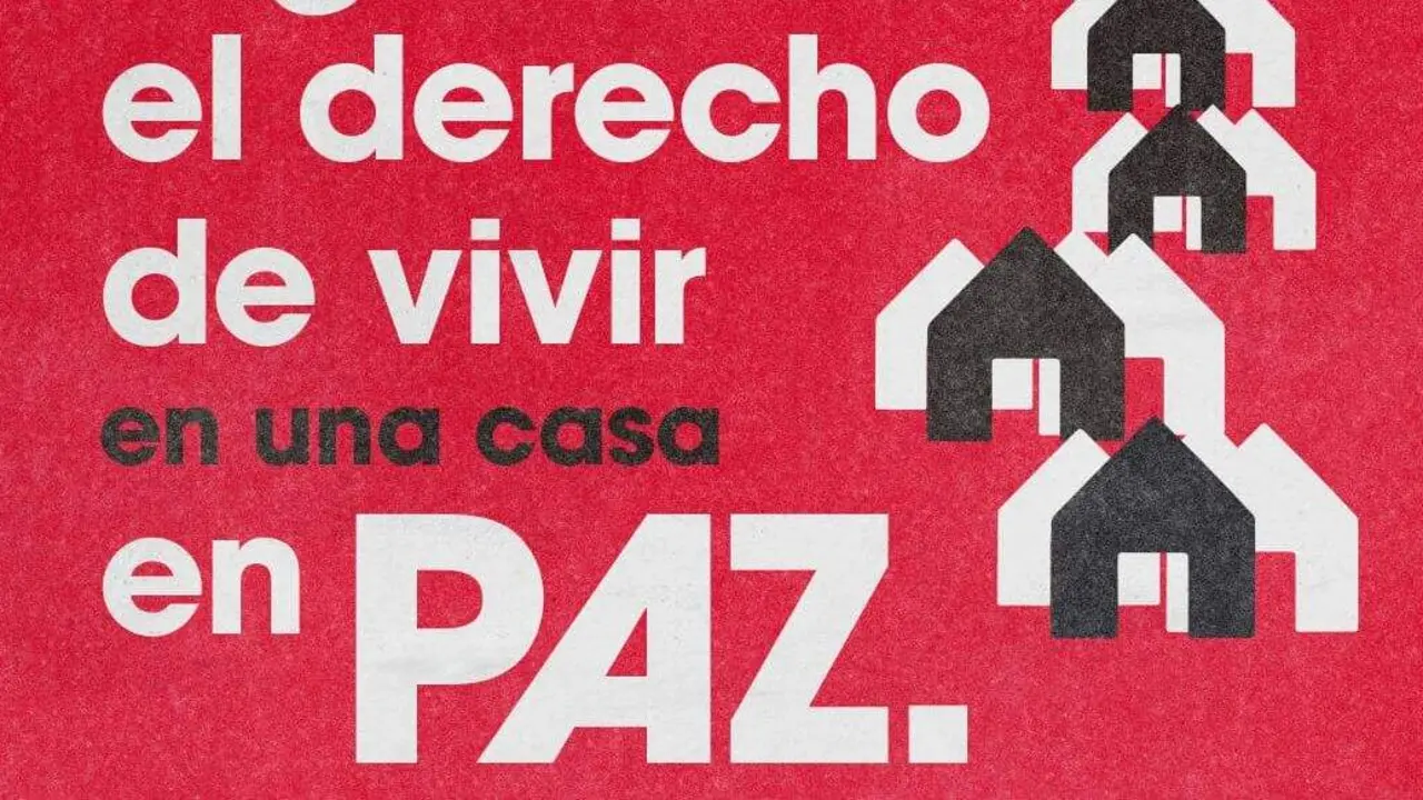 Fragmento del cartel del 1 de mayo del PCE de Le&oacute;n.