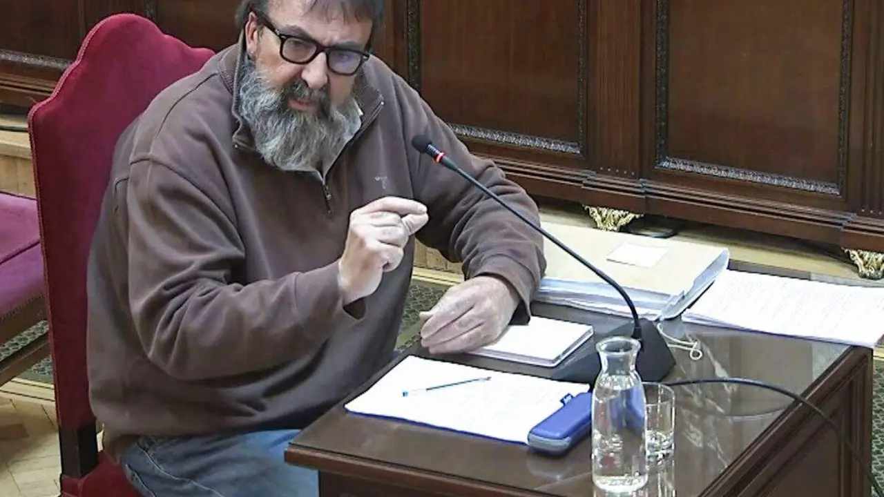 Koldo, durante su declaraci&oacute;n.