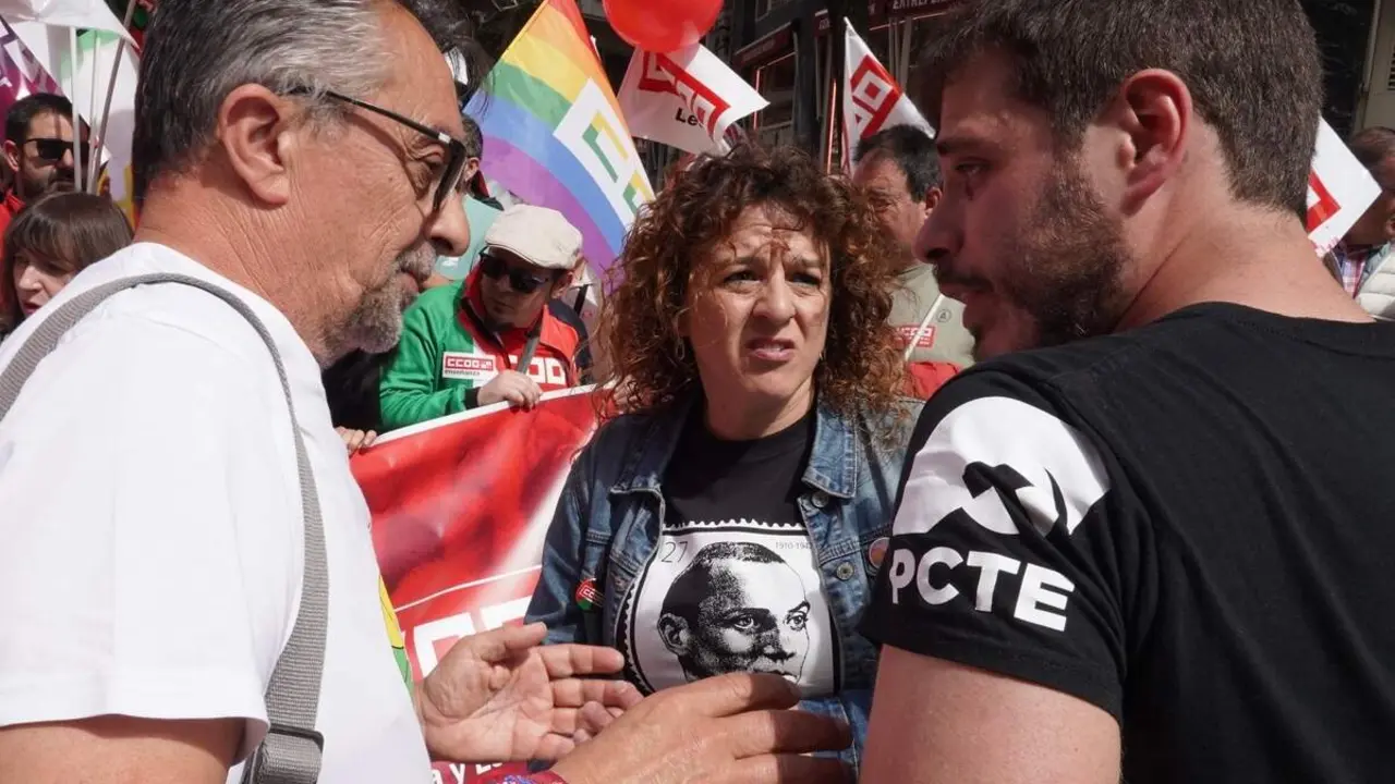 Manifestaci&oacute;n del 1&ordm; de Mayo convocada por UGT y CCOO en Le&oacute;n