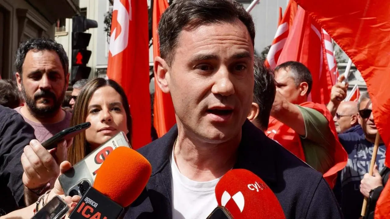 Manifestaci&oacute;n del 1&ordm; de Mayo convocada por UGT y CCOO en Le&oacute;n