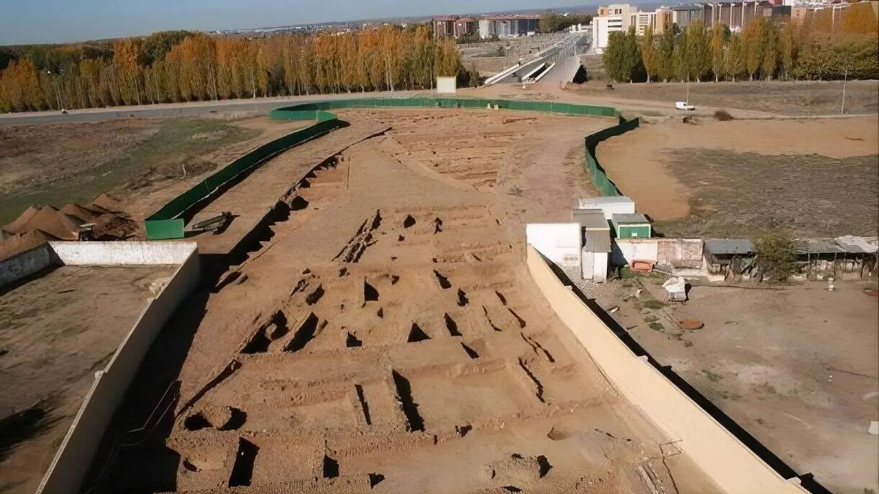 Yacimiento romano 'Ad Legionem VII Geminam' en Le&oacute;n. Foto: Hispania Nostra.