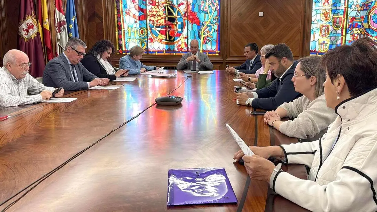 Un instante de la Junta Gobierno Local de este viernes.