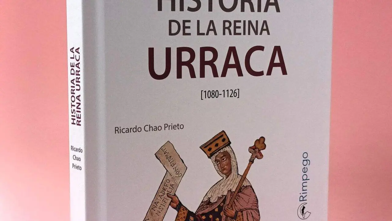 Portada del libro Historia de la Reina Urraca, escrito por Ricardo Chao y editado por la editorial Rimpego&nbsp;