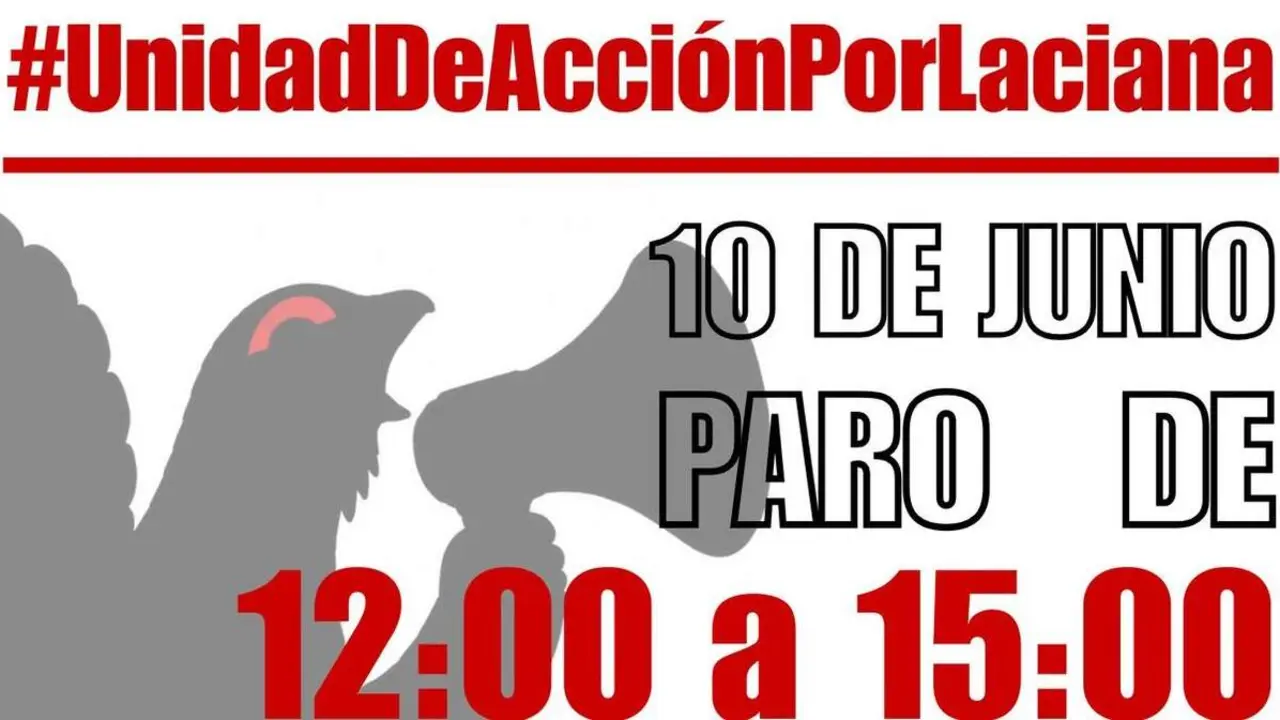 CARTEL MANIFESTACI&Oacute;N 10J laciana