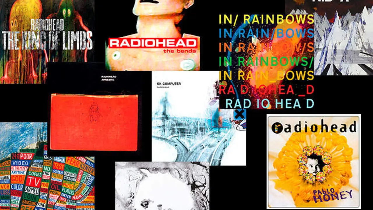Portadas de discos del grupo Radiohead.