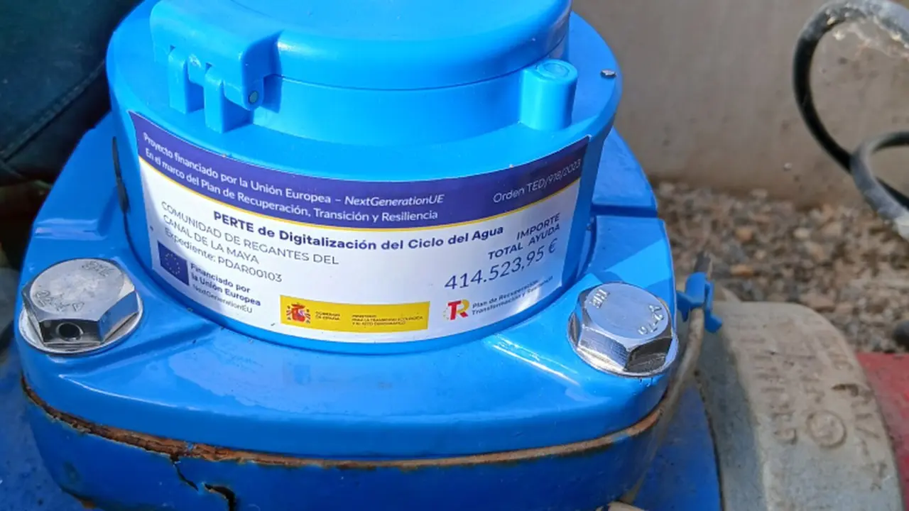 Contadores instalados dentro de la mejora de servicios.