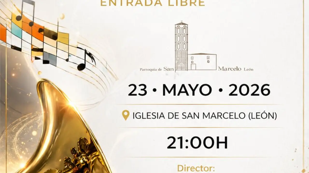Cartel promocional del concierto.