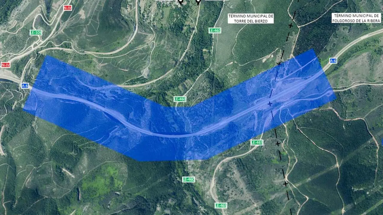 Vista a&eacute;rea de la infraestructura y de la zona bajo control y supervisi&oacute;n.