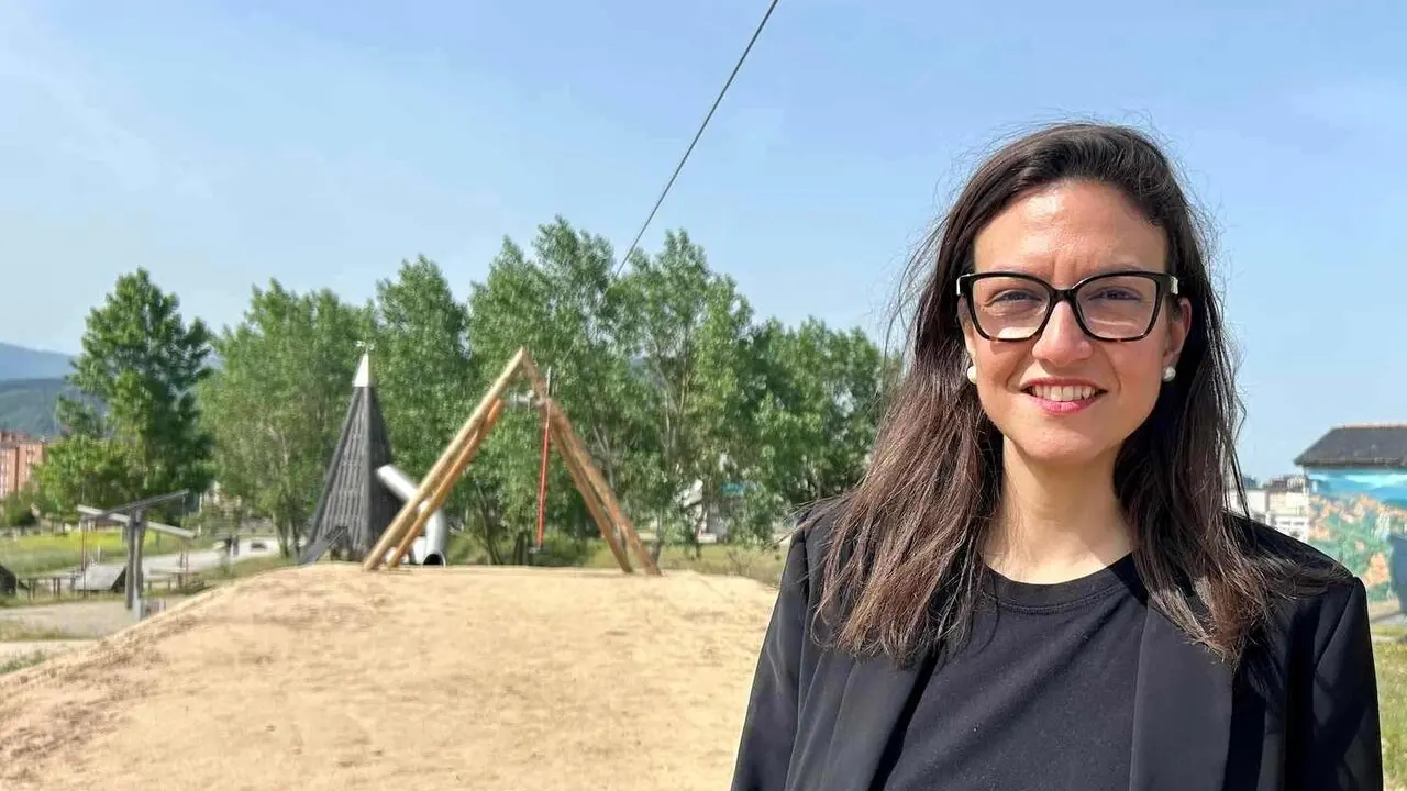 Imagen de la nueva tirolina en el Parque de la Juventud.