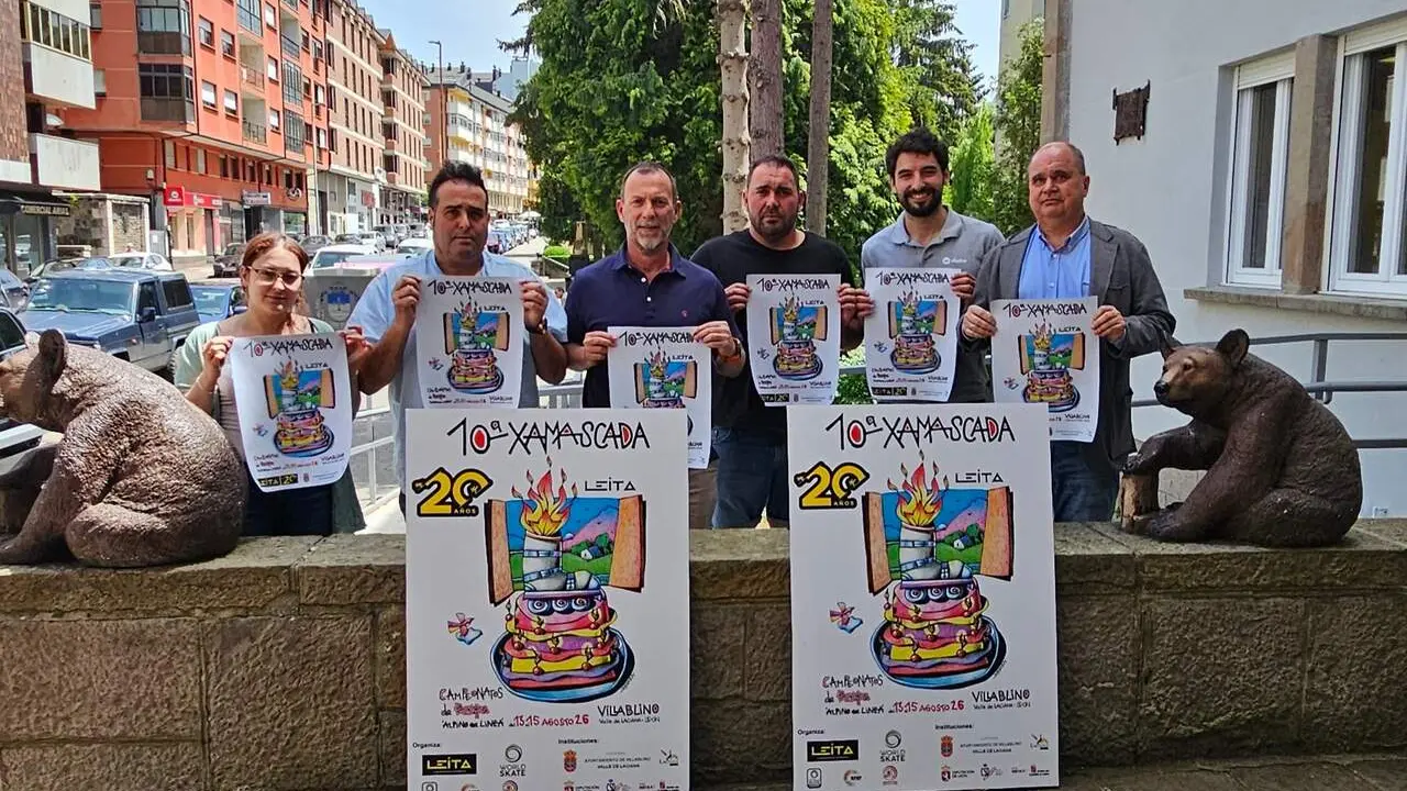 Un instante de la presentaci&oacute;n de la d&eacute;cima edici&oacute;n de la Xamascada.