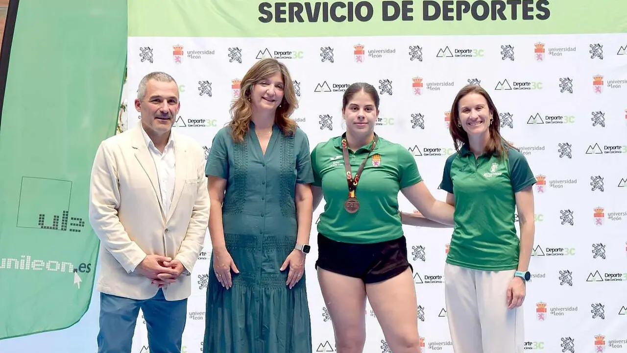 La Universidad de Le&oacute;n reconoce el esfuerzo de los estudiantes que han compaginado competici&oacute;n y estudios durante una temporada marcada por los &eacute;xitos en los Campeonatos de Espa&ntilde;a Universitarios.