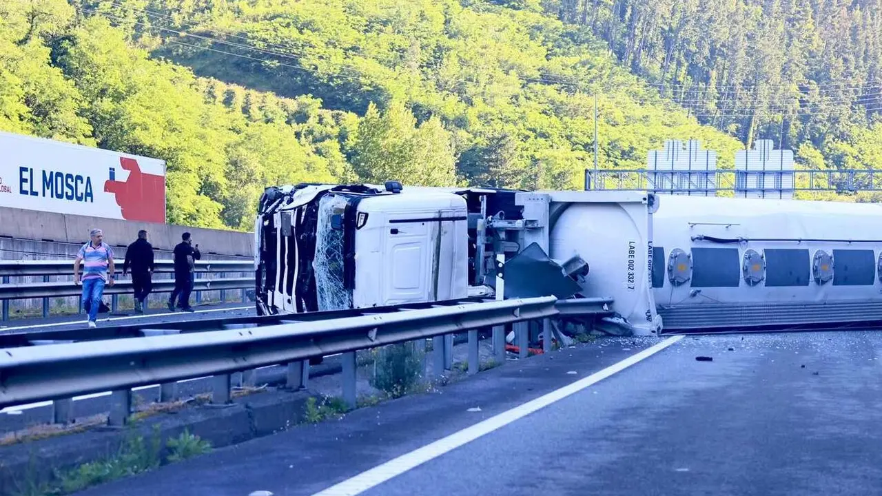 Imagen de la zona en la que ha tenido lugar el accidente.