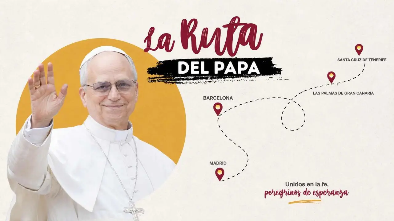 Le&oacute;n XIV inicia este s&aacute;bado su primera visita a Espa&ntilde;a.