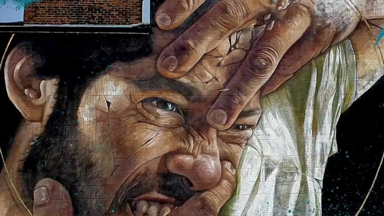 grafiti la ba&ntilde;eza
