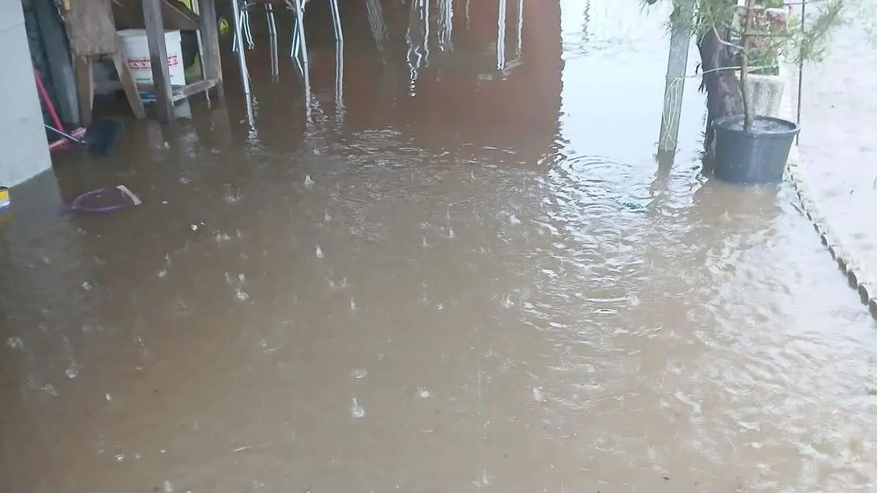 Imagen de las inundaciones que provocan las tormentas en la zona.