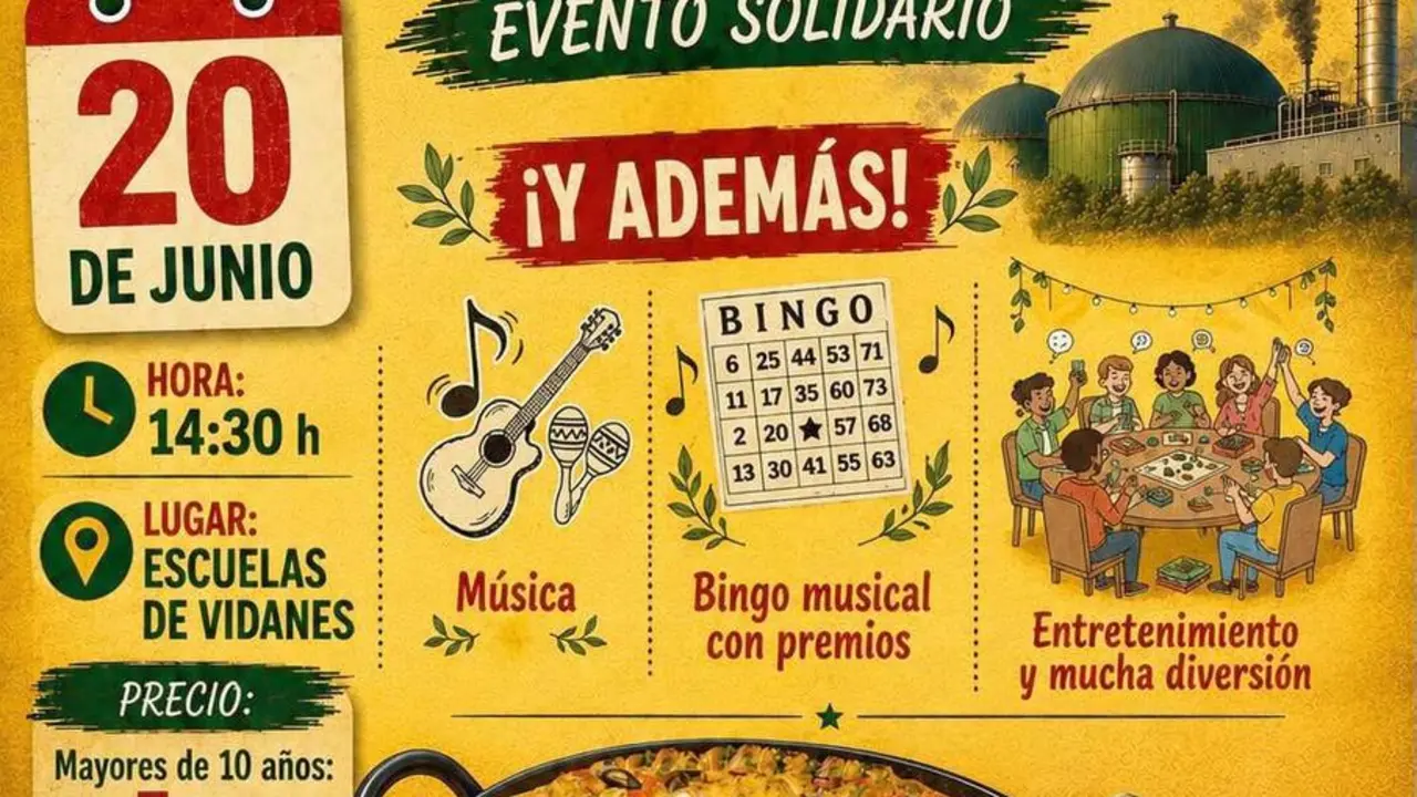 La jornada incluye una paellada, entre otras numerosas actividades.