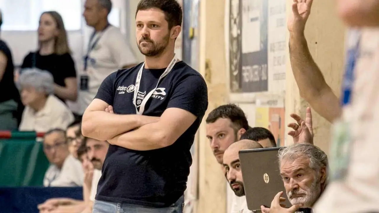 Guillermo Algorri, durante un partido de la pasada temporada.