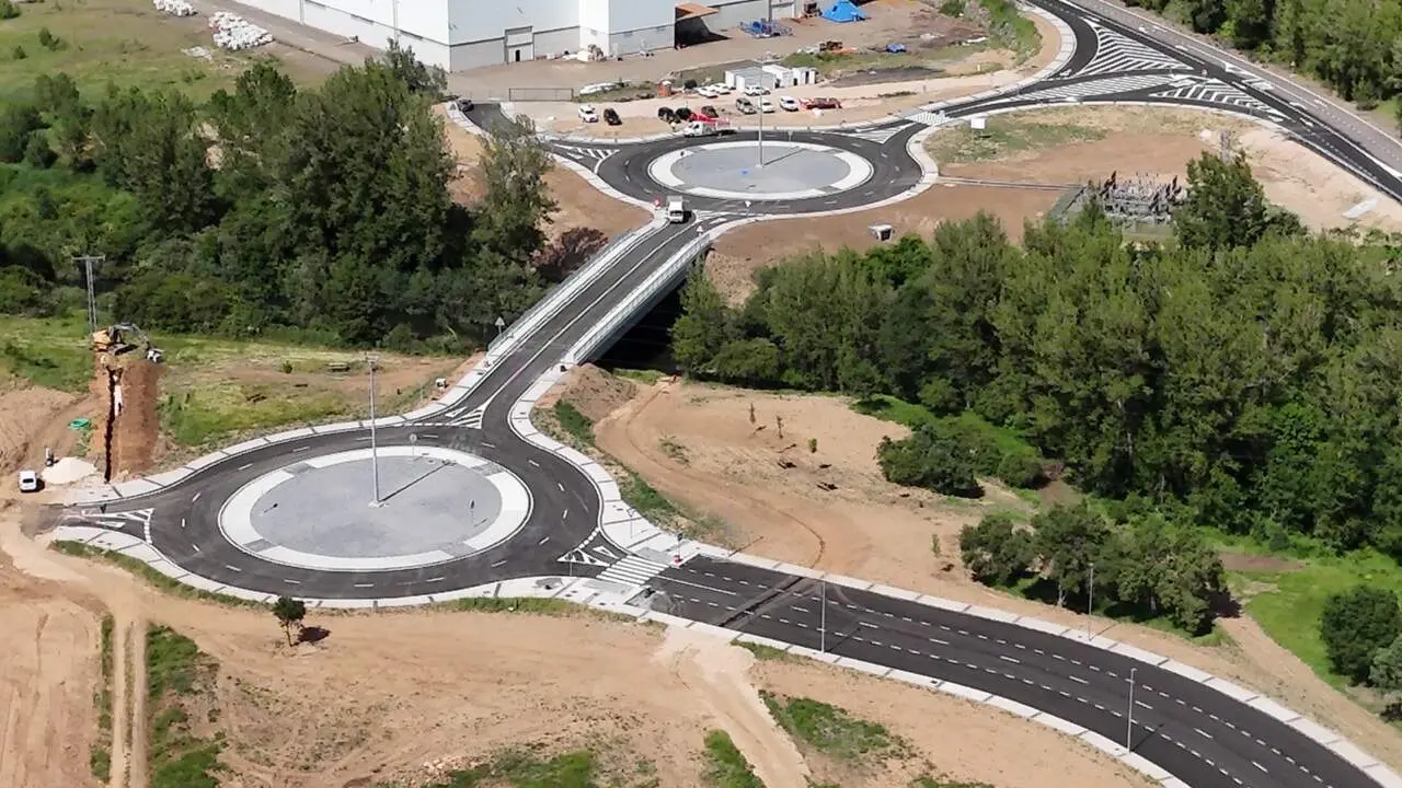 Imagen a&eacute;rea del Pol&iacute;gono del Crisp&iacute;n de La Robla. Foto: Ayto La Robla.