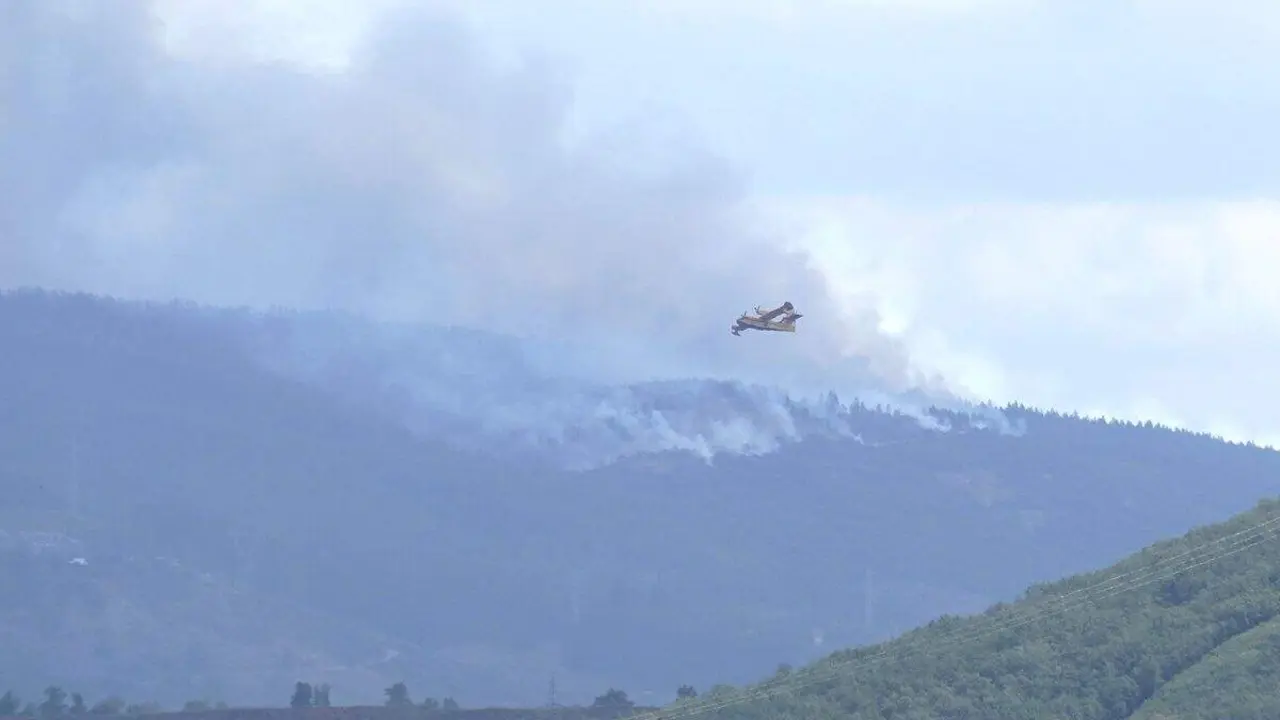 Incendio en el municipio de Congosto (Le&oacute;n)