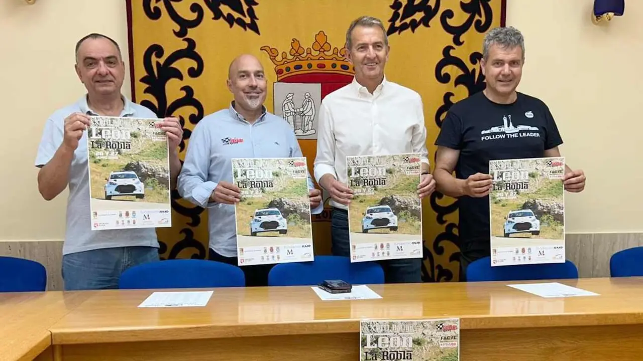 Un instante de la presentaci&oacute;n del Rallye de Le&oacute;n 2026.