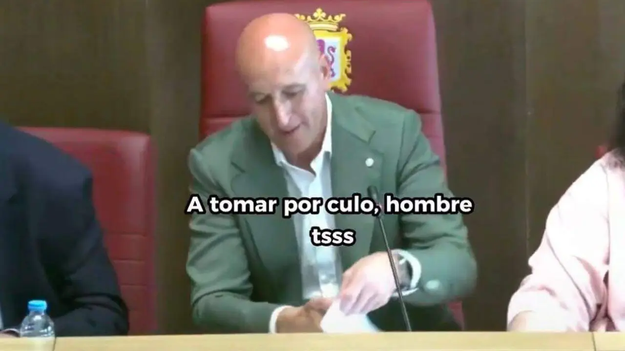 Jose Antonio Diez al finalizar el pleno